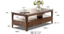Load image into Gallery viewer, AKAGI Japanese Style Pure Solid Wood Coffee Table