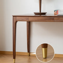 Load image into Gallery viewer, ALIVIA RITZ Modern Desk Console Table Solid Wood desk Natural / Walnut