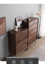 Load image into Gallery viewer, ANN Scandinavian Solid Wood Chest of Drawers Cabinet Storage ( 4 Color 2 Size )