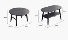 Load image into Gallery viewer, Alayah Japanese Scandinavian Coffee Table Solid Wood ( 4 Colour 2 Size )