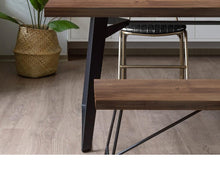 Load image into Gallery viewer, Milani BALI CONRAD Dining Table Live Edge Retro Solid Wood