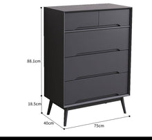 Load image into Gallery viewer, ANN Scandinavian Solid Wood Chest of Drawers Cabinet Storage ( 4 Color 2 Size )