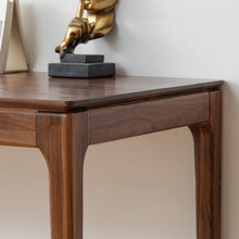 Load image into Gallery viewer, ALIVIA RITZ Modern Desk Console Table Solid Wood desk Natural / Walnut