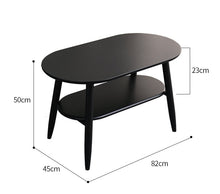 Load image into Gallery viewer, Alayah Japanese Scandinavian Coffee Table Solid Wood ( 4 Colour 2 Size )