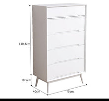 Load image into Gallery viewer, ANN Scandinavian Solid Wood Chest of Drawers Cabinet Storage ( 4 Color 2 Size )