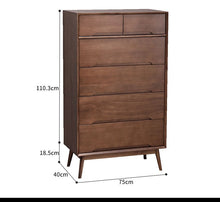 Load image into Gallery viewer, ANN Scandinavian Solid Wood Chest of Drawers Cabinet Storage ( 4 Color 2 Size )