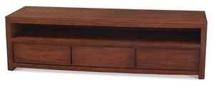 Amstel Contemporary 3 Drawers 1 Open Shelves TV Console TFS238SB 003 TA