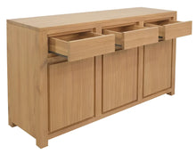 Load image into Gallery viewer, RADISSON Amsterdam Solid Teak Timber 3 Door 3 Drawer Buffet