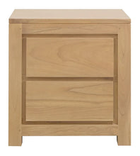 Load image into Gallery viewer, RADISSON Amsterdam Solid Teak Timber 2 Drawer  Bedside