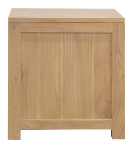 RADISSON Amsterdam Solid Teak Timber 2 Drawer  Bedside