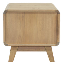 Load image into Gallery viewer, RADISSON Providence 2 Drawer Teak Wood Bedside Table (Natural)