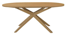 Load image into Gallery viewer, RADISSON Apollo Solid Teak Wood Timber Oval Dining Table 160 cm