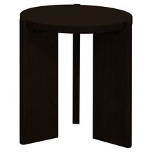 Load image into Gallery viewer, Apollo Mindi Wood Round Side Table, Black