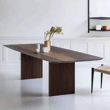 Load image into Gallery viewer, SAYLOR NEW YORK REGIS Minimalist Dining Table Solid Wood Nordic