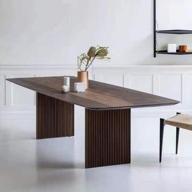 SAYLOR NEW YORK REGIS Minimalist Dining Table Solid Wood Nordic