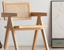 Load image into Gallery viewer, PENELOPE Rattan Dining Chair Premium Solid Wood ( Choice of 3 Color )