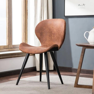 WAREHOUSE SALE HAZEL Contemporary Faux Leather Dining Chair ( Discount Price $125 Special Price $69 )
