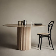 Load image into Gallery viewer, JAYLA NEW YORK REGIS Minimalist Round Dining Table Solid Wood