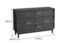 Load image into Gallery viewer, ADRIAN Large Minimalist Chest Drawers Commode Dresser