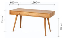 Load image into Gallery viewer, ALICIA BELAIR Nordic Solid Wood Writing Desk