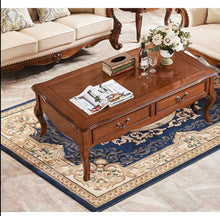 Load image into Gallery viewer, Ava Hilton Coffee Table American Style Solid Wood Square Coffee Table / Rectangular ( Select from 2 Color, 5 Size )
