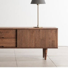 Load image into Gallery viewer, Catherine MARRIOTT TV Console Nordic Solid Wood Scandinavian Cabinet ( Colour Walnut, Natural )
