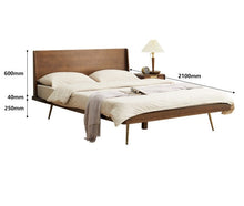 Load image into Gallery viewer, GEMMA Sweden HILTON Nordic Luxury Solid Wood Bed