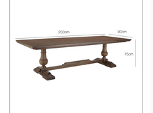 Load image into Gallery viewer, KAIDEN Solid Wood Dining Table American Classic Luxury European Style