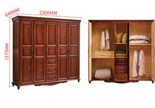 Load image into Gallery viewer, Norah Boston Hilton American Wardrobe Luxury Modern Solid Wood 2, 3, 4, 5 doors