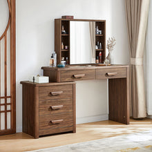 Load image into Gallery viewer, Carlie EMBASSY Solid Wood Dressing Table Storage Cabinet Vanity Mirror