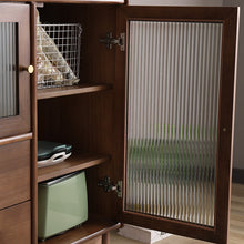 Load image into Gallery viewer, MILES Buffet Hutch Solid Wood Cabinet