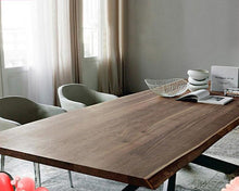 Load image into Gallery viewer, AUTUMN Nordic Minimalist Solid wood Dining Table Industrial Style