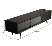 Load image into Gallery viewer, WAREHOUSE SALE BRAYDEN TV Console Solid Wood ( Discount Price $1299 Special Price $899 )