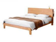 Load image into Gallery viewer, BRYSON Japanese Nordic Bed  Solid Wood