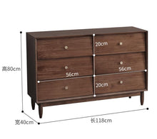 Load image into Gallery viewer, ADRIAN Large Minimalist Chest Drawers Commode Dresser