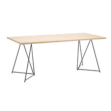 Load image into Gallery viewer, Jesse Solid Wood Dining Table Modern Minimalist solid wood conference table